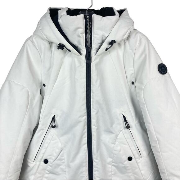 NWT * NOIZE Insulated Hooded Parka Jacket in Winter White - Picture 3 of 15